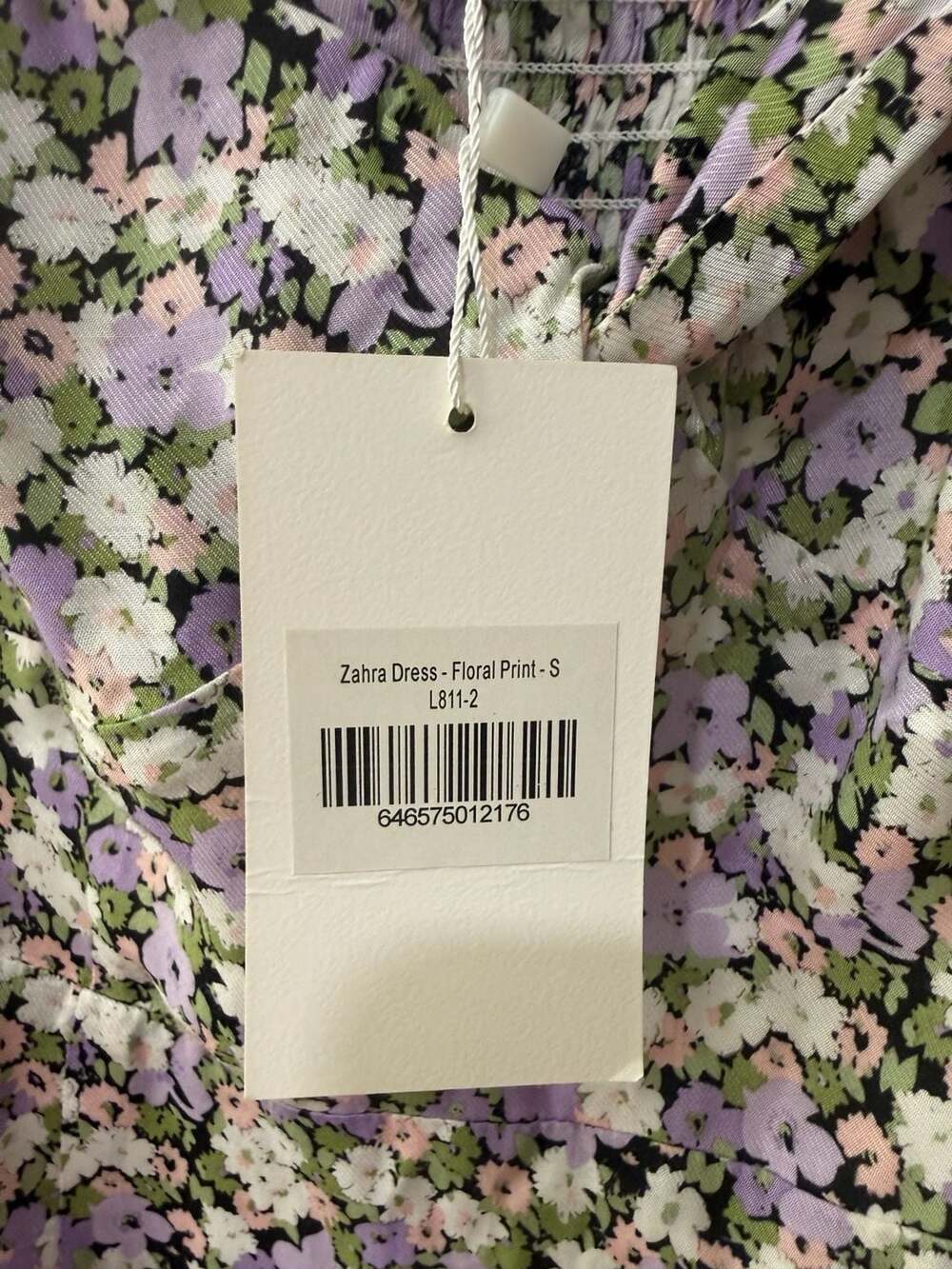 New Petite Studio NYC Zahra Floral Print Puff Sleeve Mini Dress - Picture 6 of 11